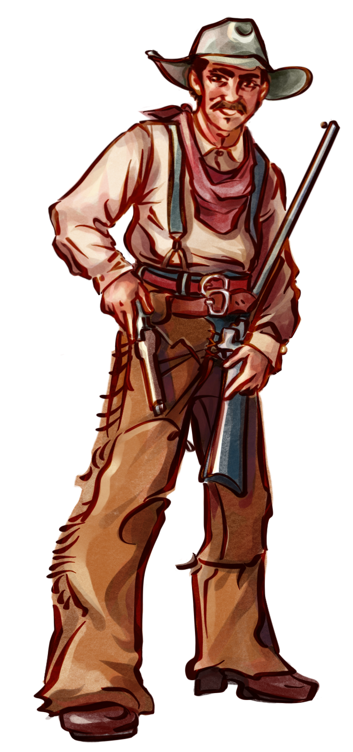 cowboy accueillant